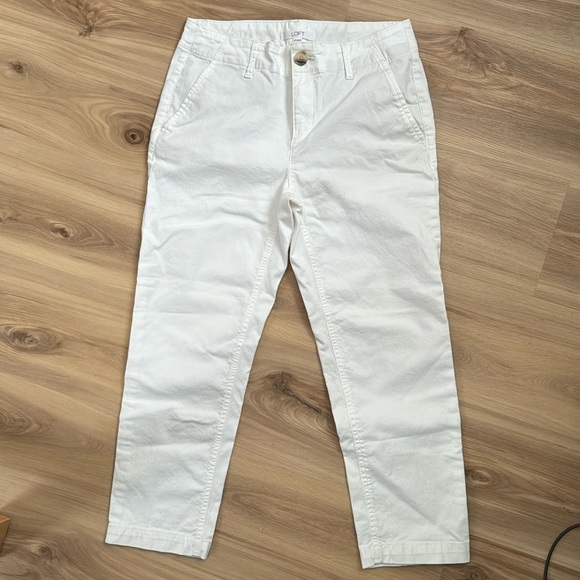 Loft white pants - Picture 1 of 3